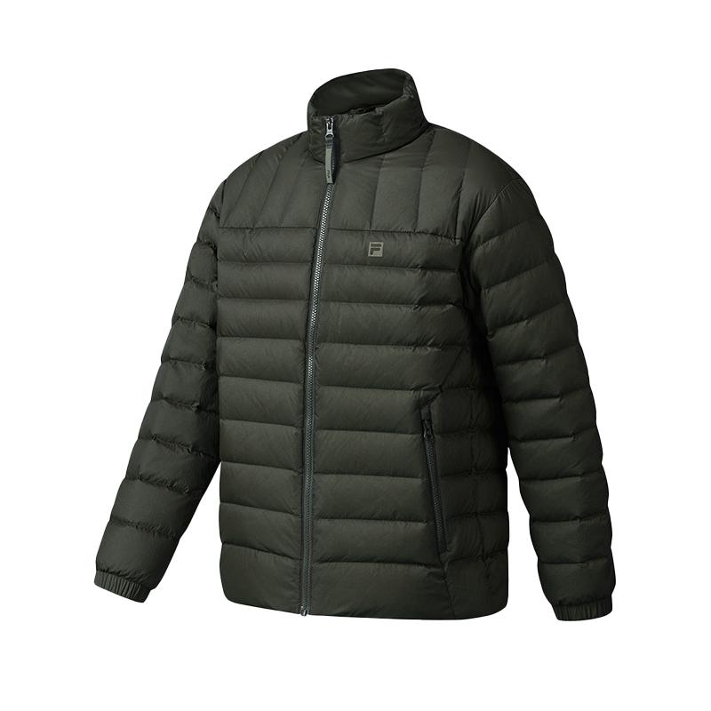 FILA Fitness Down Jackets Men s Jasper Stand Collar Moderate Other A51M541903FDG 190/108A/XXXL