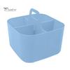 Stackable Desk Organizer Storage Box with Handle Large Capacity Multiple Compartments Pencil Holder Caddy Organizer