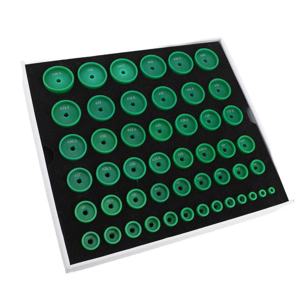 68pcs 8-48mm Watch Press Die Kit Watch Glass Mirror Press Tool for Table Model Capping Machine for