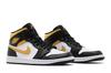 Jordan 1 Mid White Pollen Black
