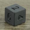 Deep Black Dice D4, D6, D8, D10, D12, D20 10PCS Plastic for Board Game Entertainment