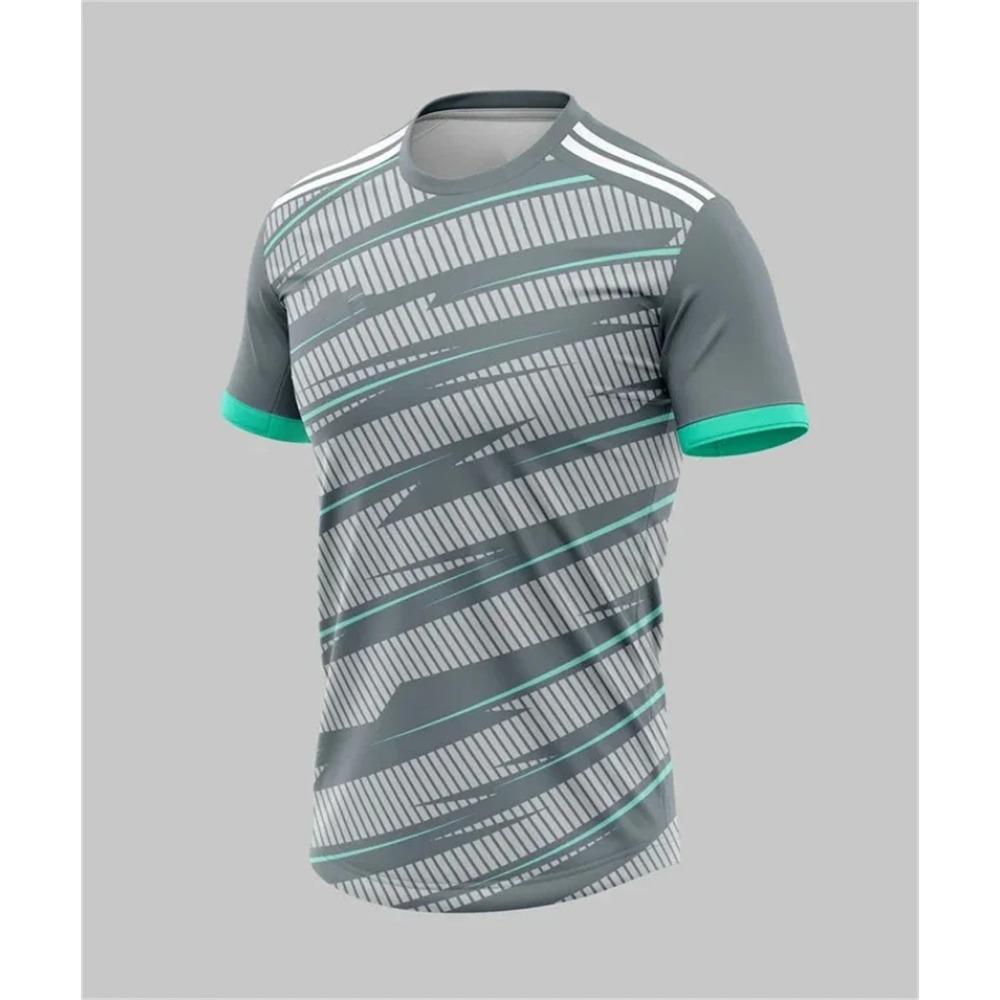 Simple sports T-shirts for men, summer outdoor, short sleeves, 3D printed, casual, oversized, breathable, gym T-shirts
