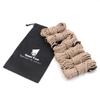 GEERTOP Guy Tarp Tent Guy 6 Reflective Flexible Hardware Storage Load Capacity Camping Tent Khaki Rope, Paracord, Rope, Rope, Line, Guyline, 4mm,