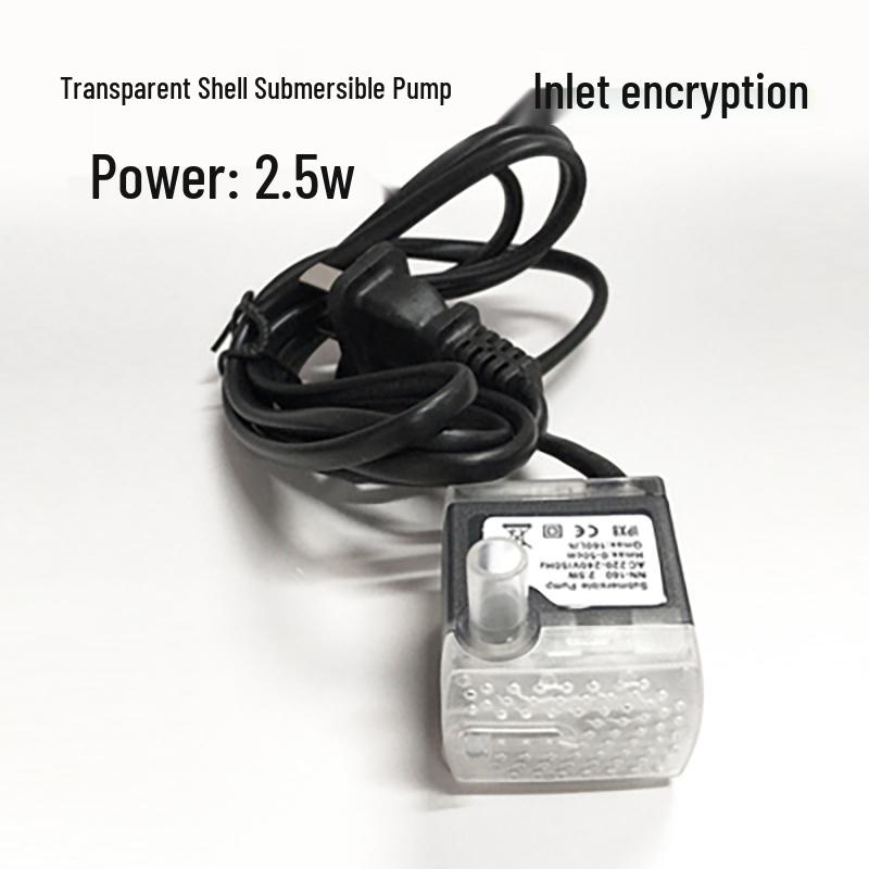 

Round Glass Fish Tank: 3-in-1 Silent Filter, Oxygenator, and Waterfall Box with Ceramic Trickle Media.