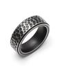 Blancier Hammered Bm266R1250 Vintage Men'S And Women'S Rings