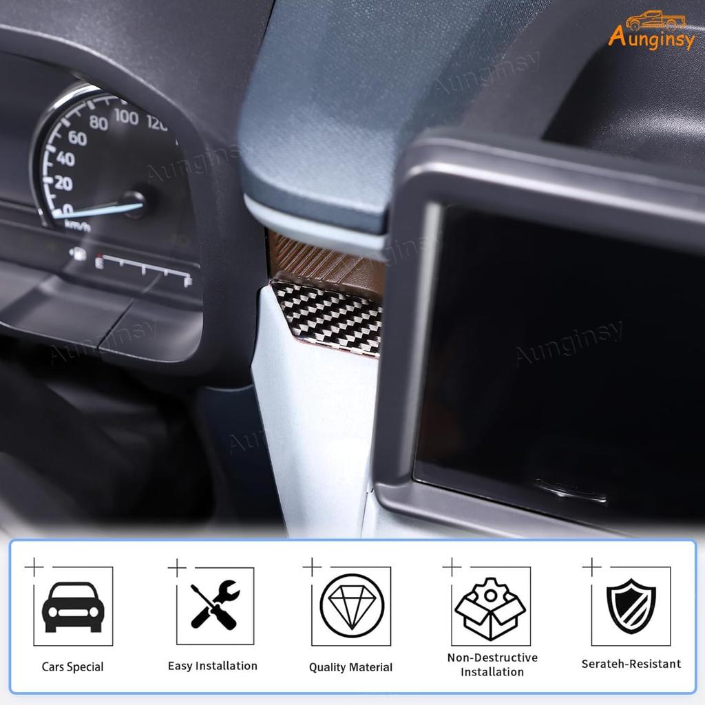 Aunginsy Car Center Control Panel Dashboard Strips Trim Compatible with Ford Maverick 2022 2023 2024 Center Console Molding Panel Cover Dashboard