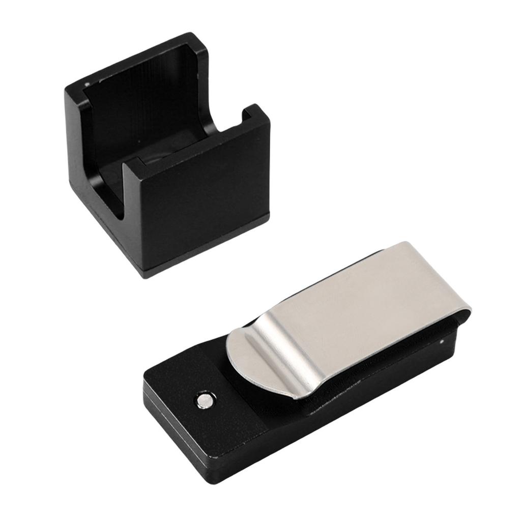 Billiard Chalk Holder Aluminum Universal Dry Oil Pool Cue Chalk Holder Billiard Accessories Black