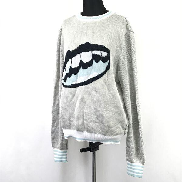 Made in Japan TSUMORI CHISATO Rare Men’s Sweatshirt Trainer 2 M Light Gray(USED)