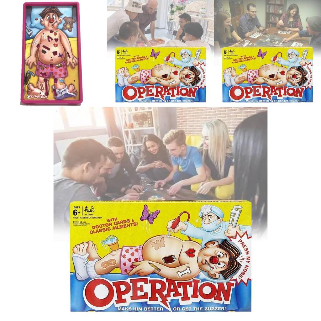 Classic Operation Game Interactive Santa Claus Toy With Fun Music And Sounds