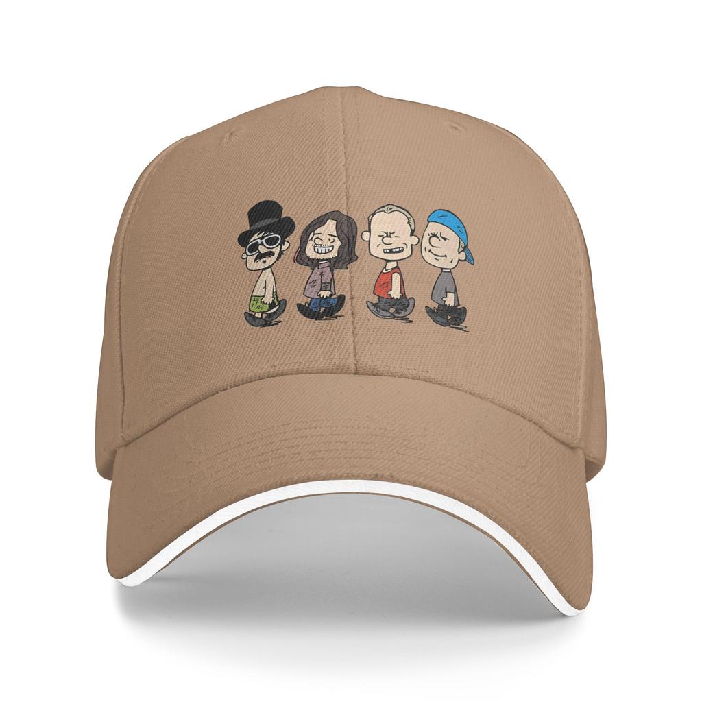 Rock RHCP Band Baseball Cap  y2k Funny Men Women Hip Hop Hats Wholesale Custom Logo Outdoor Gym Baseball Caps Birthday Gift
