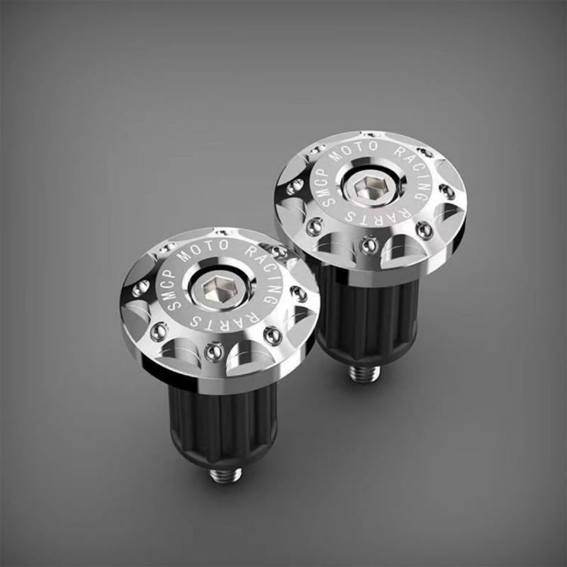 2 Stück Motorrad Lenkergriffkappen Schieber Universelle Lenkerendkappe Stecker Motorrad Dirt Bike Zubehör