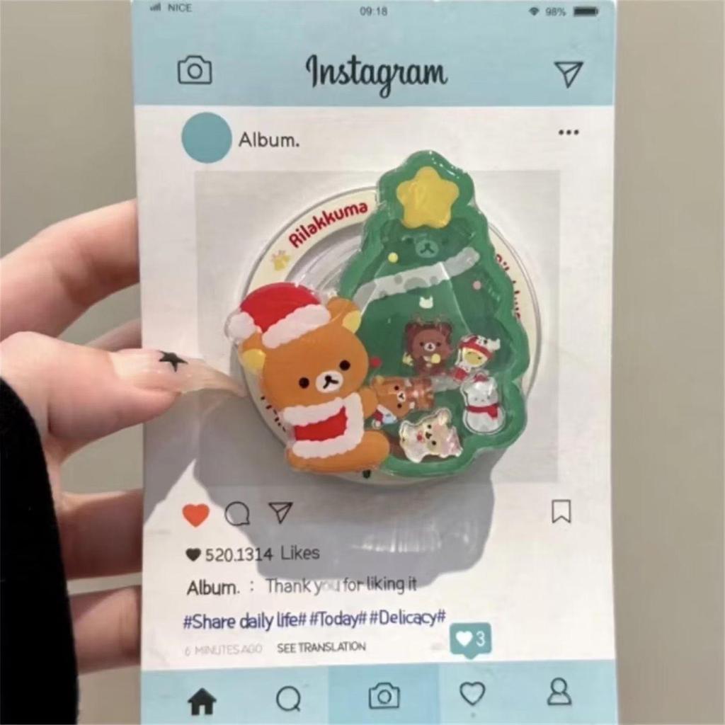 Christmas Cartoon MagSafe Magnetic Stand with Strong Adsorption