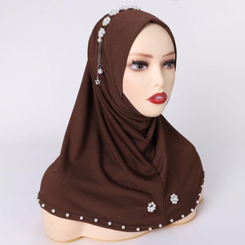 Women S Ethnic Pearl Decorated Headwrap African Style Cap