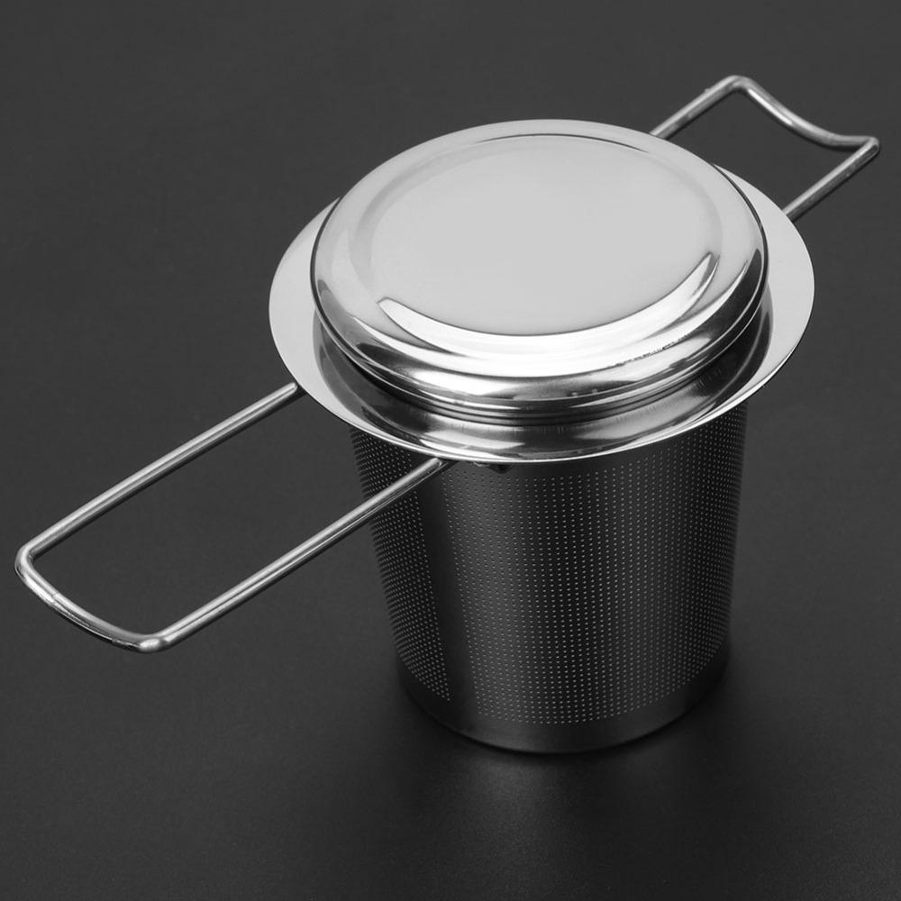 Stainless Steel Mesh Metal Cup Strainer Folding Handle Tea Strainer Loose Leaf Tea