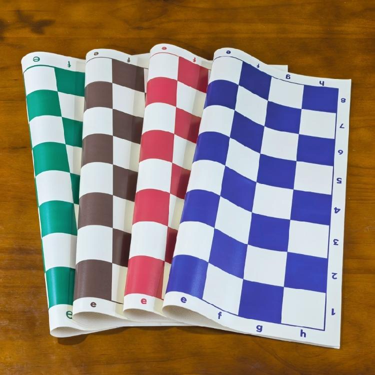 Scacchiera Portatile in PU Leggera Tappetino da Torneo per Scacchi Si Arrotola Scacchiera in PU Scacchiera Regalo per Studente Adulto