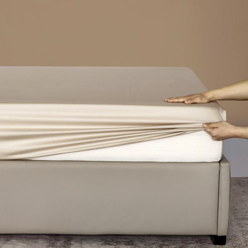 

Высококачественная простыня на резинке из бамбука, чехол для матраса с резинкой, двуспальная простыня размера King Queen 90/120/200 90x200x30cm