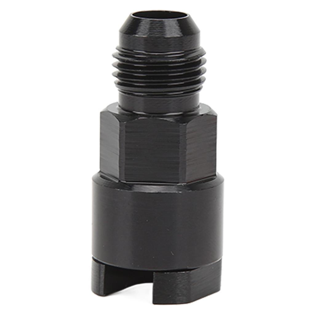 EFI Adapter Quick Disconnect Aluminum Alloy Black Anodized Waterproof AN Male Push On Fuel Line Fitting