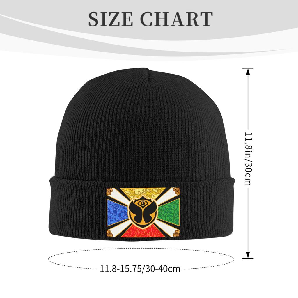 Tomorrowland Flag Bonnet Hat Cool Knitting Hats Unisex WoUnisex Unisex Adult Winter Warm Skullies Beanies Caps