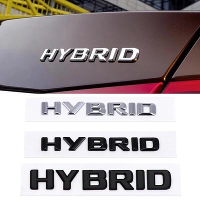 3D ABS Car Side Badge Rear Trunk Decal Sticker for Mercedes Benz HYBRID Emblem W176 W168 W207 W204 W213 CLK GLA SLK S300 G500