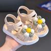 Children's Summer Sandals Princess Style Internet Celebrity Fashionable Stylish Non-Slip Soft Sole Beach Sandals for Little Girls