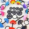 High-Value Yoga Dumbbell Keychain: Sports Style Bag Pendant