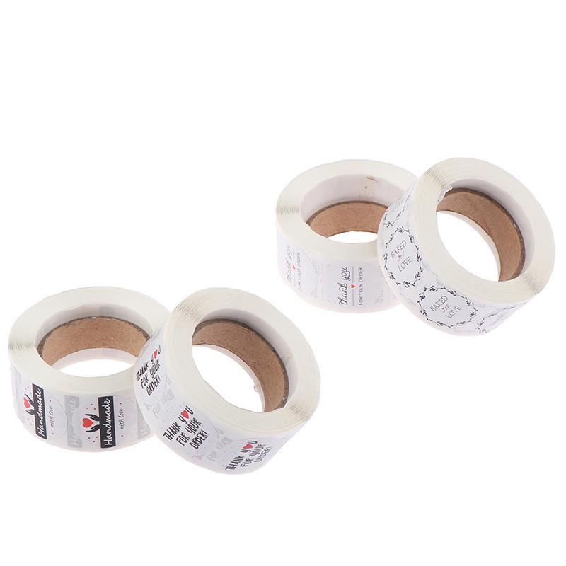 Rolă de 1 inch Autocolant de etanșare pentru mulțumire Autocolant de decorare manuală