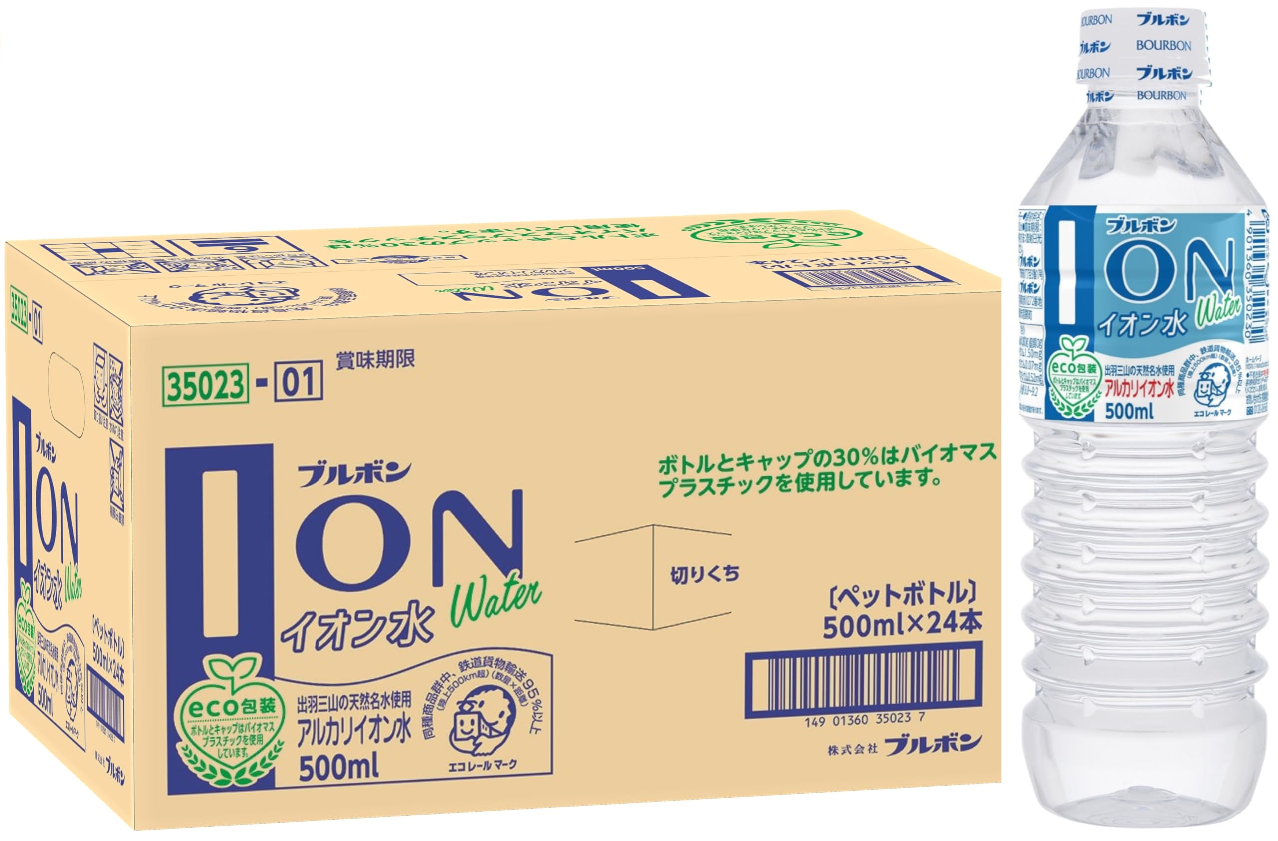 

Bourbon ionized water 500ml x 24 bottles