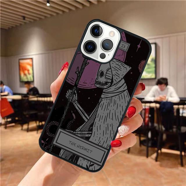 Tarot Card The Hermit phone Case Cover For iPhone 17 Air 16 15 14 Plus  apple 16 11 12 13 Pro Ma coque