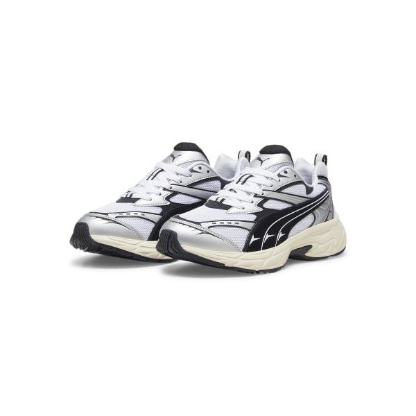 Puma Morphic Retro Beyaz Siyah Unisex Spor Ayakkabılar 395920-02