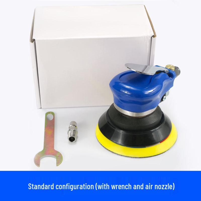 5-inch Pneumatic Waxing & Polishing Machine with Sanding & Vibratory Grinding Functions