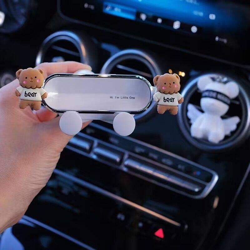 Car Phone Holder Cartoon 2026 Model Car Air Vent Phone Navigation Fixed Support Bracket