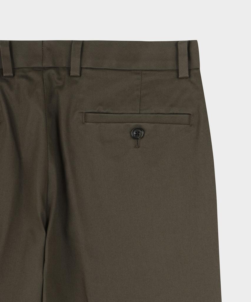 BROOKS BROTHERS Regular Fit Cotton Stretch Advantage Chino (Brown) (Bbpcmfz502)