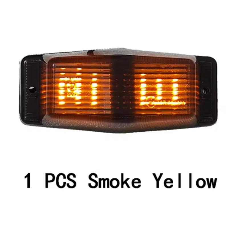 

Дымчато-янтарная передняя решетка светодиодный габаритный фонарь для грузовиков Scania Volvo Man Benz Грузовик Передний двойной индикаторный фонарь