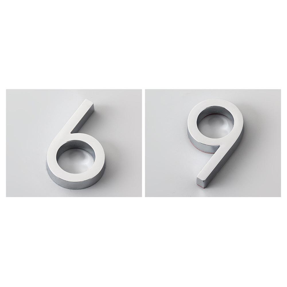 Door Number Letters Room Address Numerals Sticker 3D