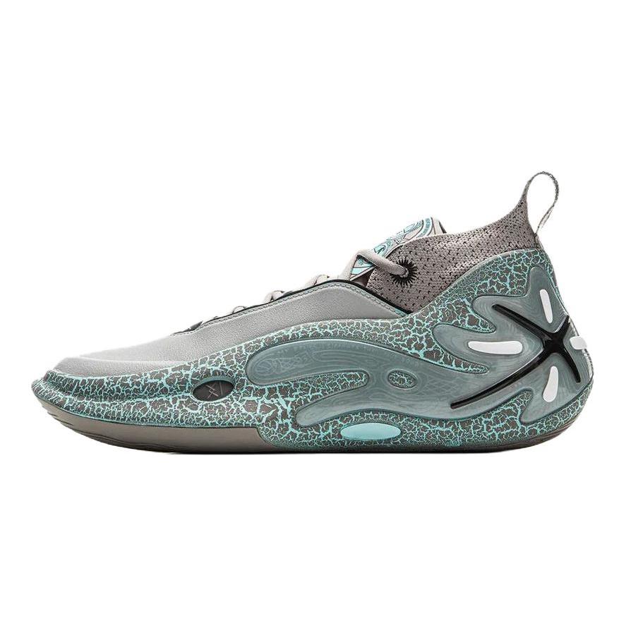 Li Ning Way Of Wade 11 Scarpe Casual Basse da Uomo Verde Grigio ABAU049-20