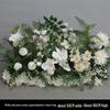 Blue Artificial Flower Row for Wedding Aisles and T-stage Decorations