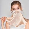 Silk Sun Protection Face Mask with Neck Guard