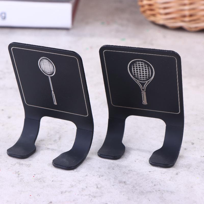 Universal Tennis Racket Wall Mounted Racket Rack Vertical Display Stand Stainless Steel Wall Hook Badminton Racket Holder
