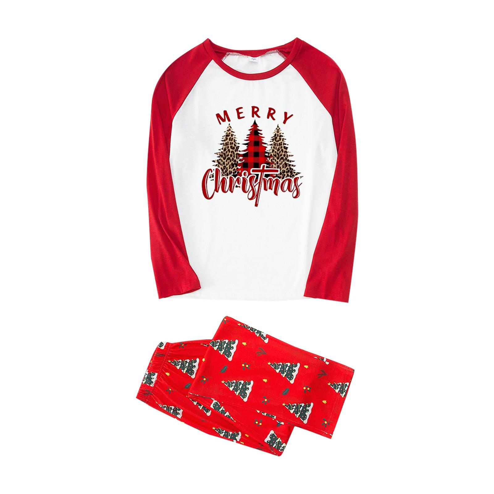 

(SU)Мужской комплект из топа с длинными рукавами и брюк в клетку с рождественским оленем и принтами для всей семьи