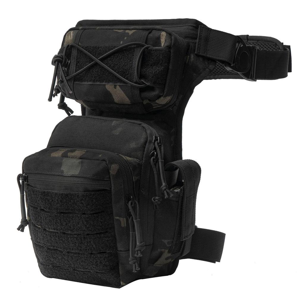 Cross-border Multifunction Tactical Leg Bag - Nylon Laser Cut - For Outdoor Cycling & Motorcycle