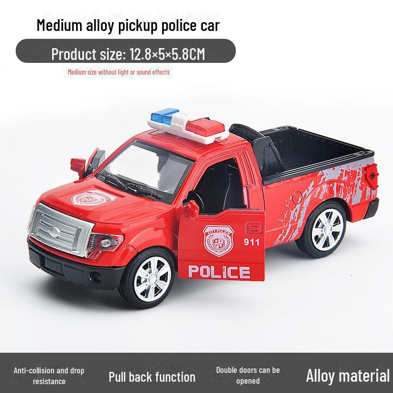 Children's Alloy Toy Van: Ambulance, Fire, SWAT Model - Pull Back Action, Free Shipping