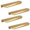 4 X 130 Mm Gold Edge Furniture Handle