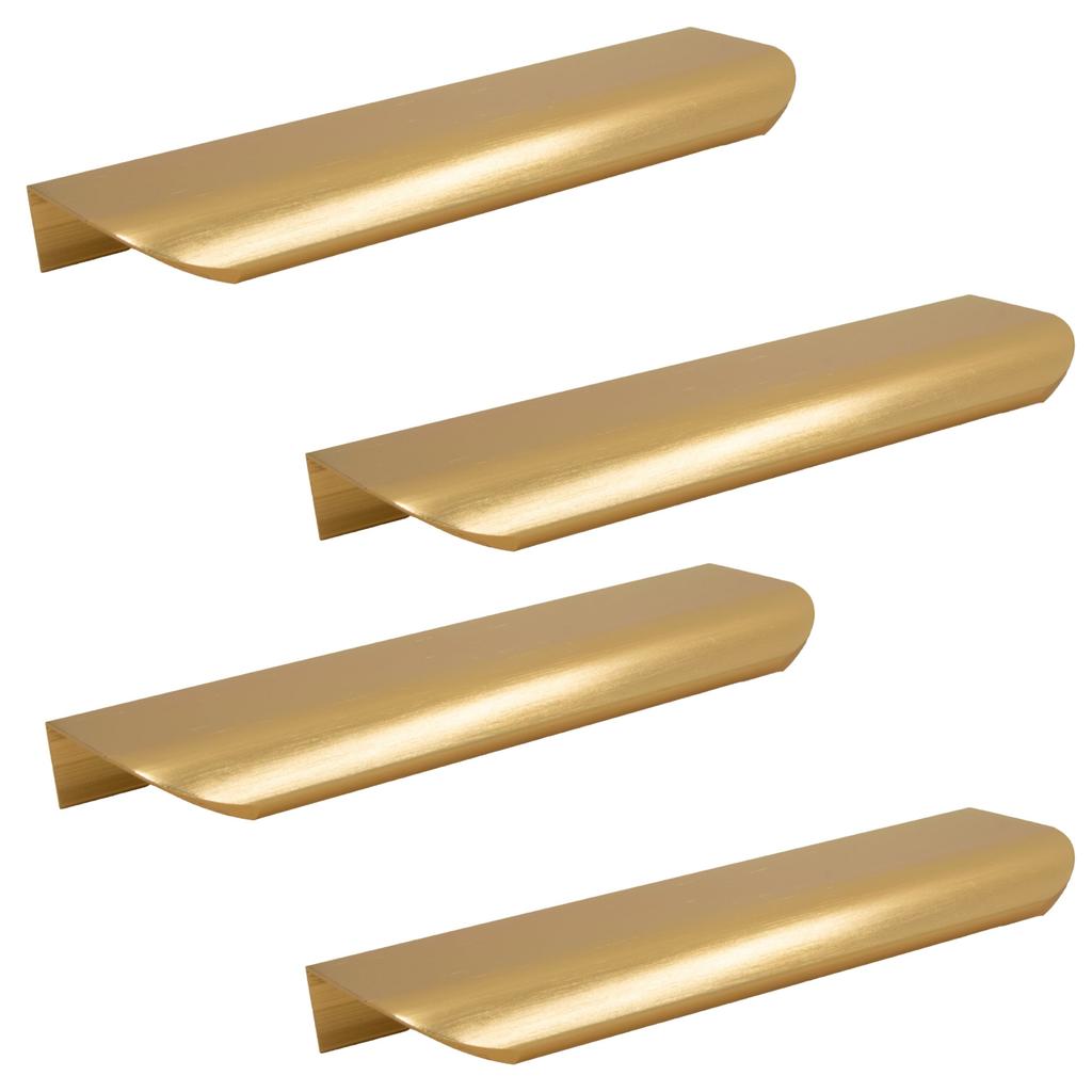 4 X 350 Mm Gold Edge Furniture Handle
