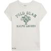 Polo Polo Bear Letter Cotton Knit Short Sleeve T-Shirt Kids Tops 313979039-001