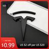 Car Sticker 2025 New 3D METAL Car Front Hood Emblem Rear Trunk Badge Sticker Rear Trunk Decoration For Tesla Model S X 3 Y