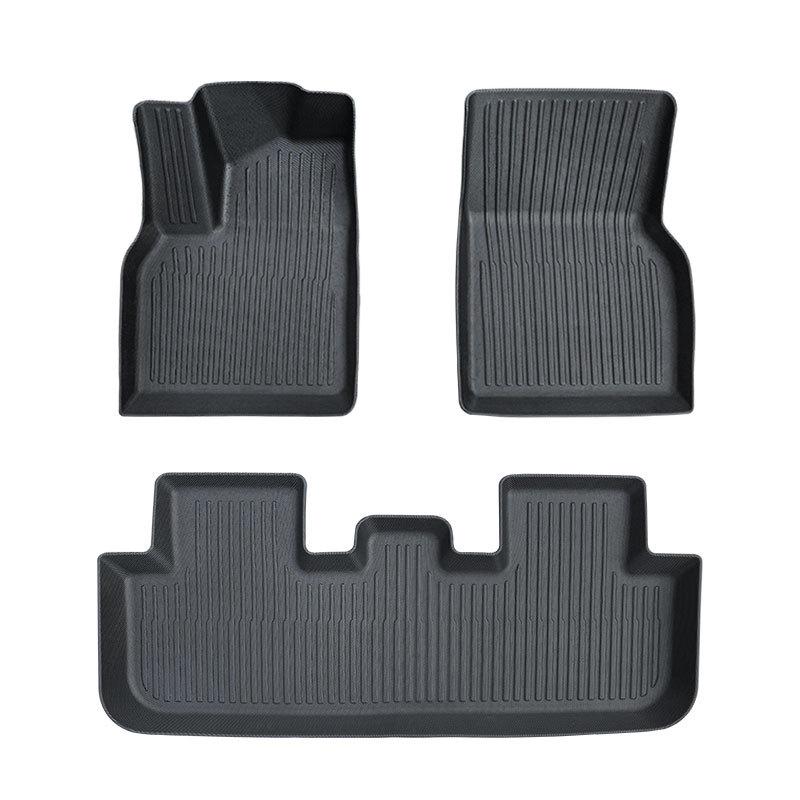Compatible Tesla Model Y Refresh Floor Mats: 25 Models of TPE Trunk & Car Mats