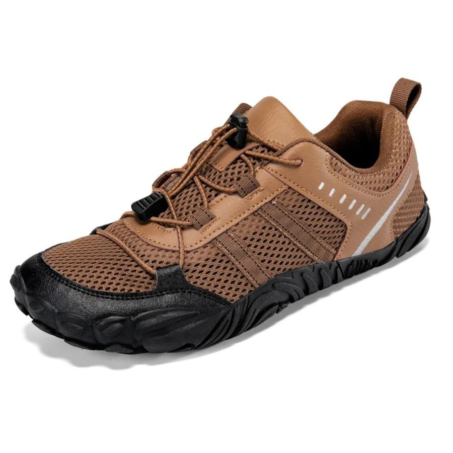 Men's Casual Sports Shoes, Anti-slip Hiking and Mountaineering Shoes, Large-sized 48-width Foot Mesh Breathable Men's Shoes