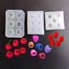5/6 Cavities Fruit Silicone Molds Heat Resistant Silicone Candle Mould for Resin Casting Making Candle Soap Chocolate