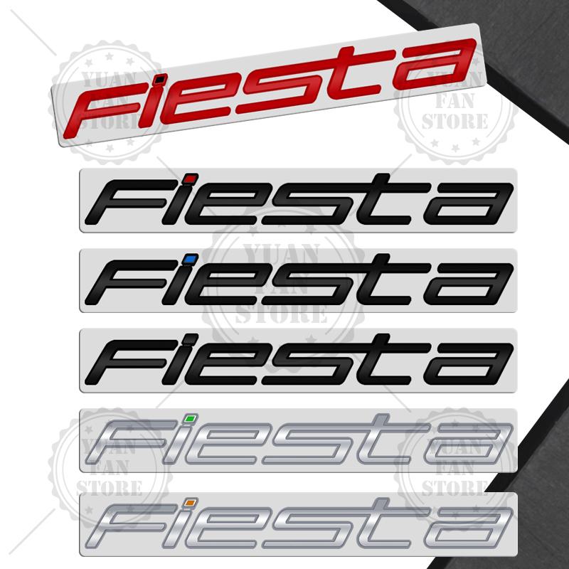 1 STUKS Metalen Letter Voor Ford Fiesta ST Line Nieuwe Oude Stijlen 3D Embleem Auto Achterklep Decals Badge Auto Accessoires Styling