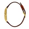 [LIP] Authorized Dealer T18 Churchill Gold Dark Brown Leather Watch for Men & Unisex [CHURCHILL] 671014